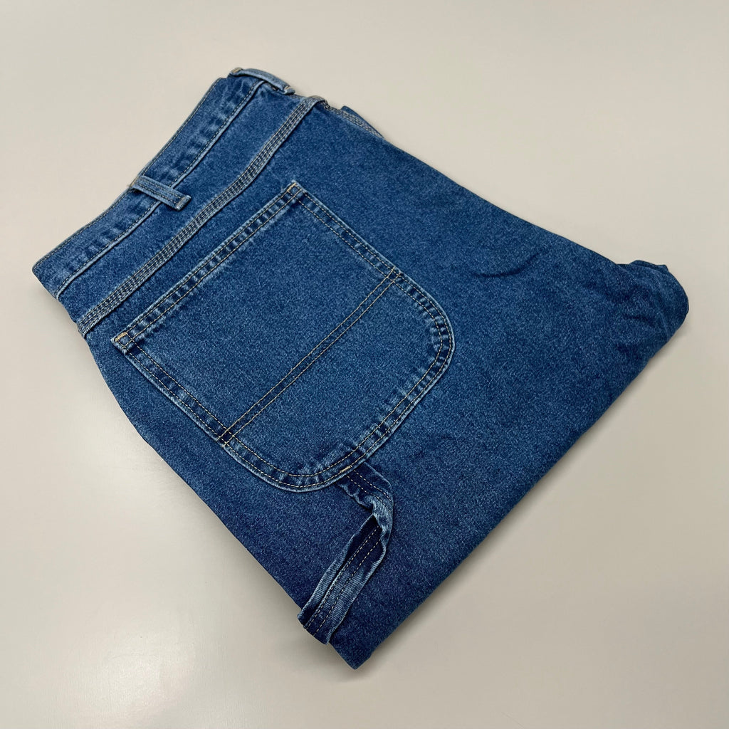 DICKIES Relaxed Fit Carpenter Jean Mns Sz 46X30 Stonewashed Indigo Blue 19294SNB