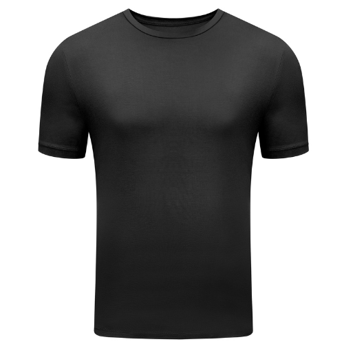 Men's Bamboo Rayon Crew Neck Tee Shirt - Single