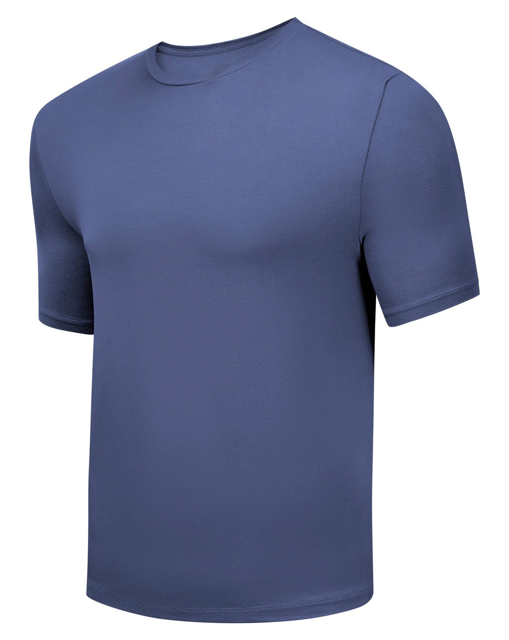 Men's Bamboo Rayon Crew Neck Tee Shirt - Single