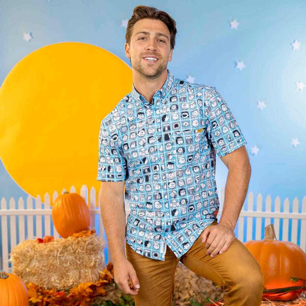 Peanuts "The Peanut Gallery" – KUNUFLEX Short Sleeve Shirt