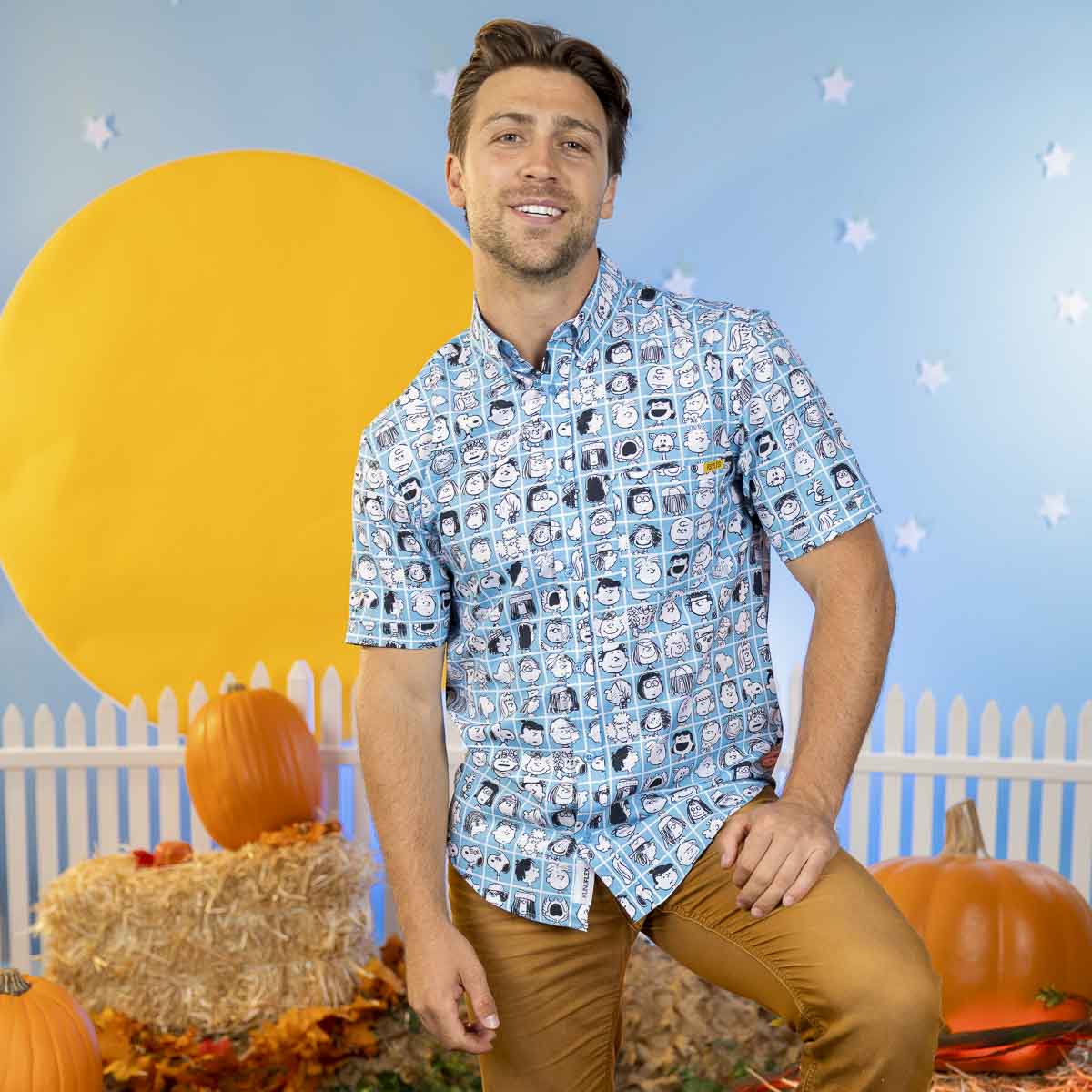 Peanuts "The Peanut Gallery" – KUNUFLEX Short Sleeve Shirt